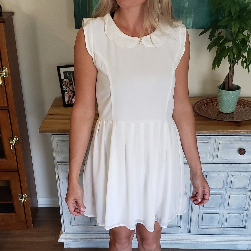 Nordstrom white babydoll dress